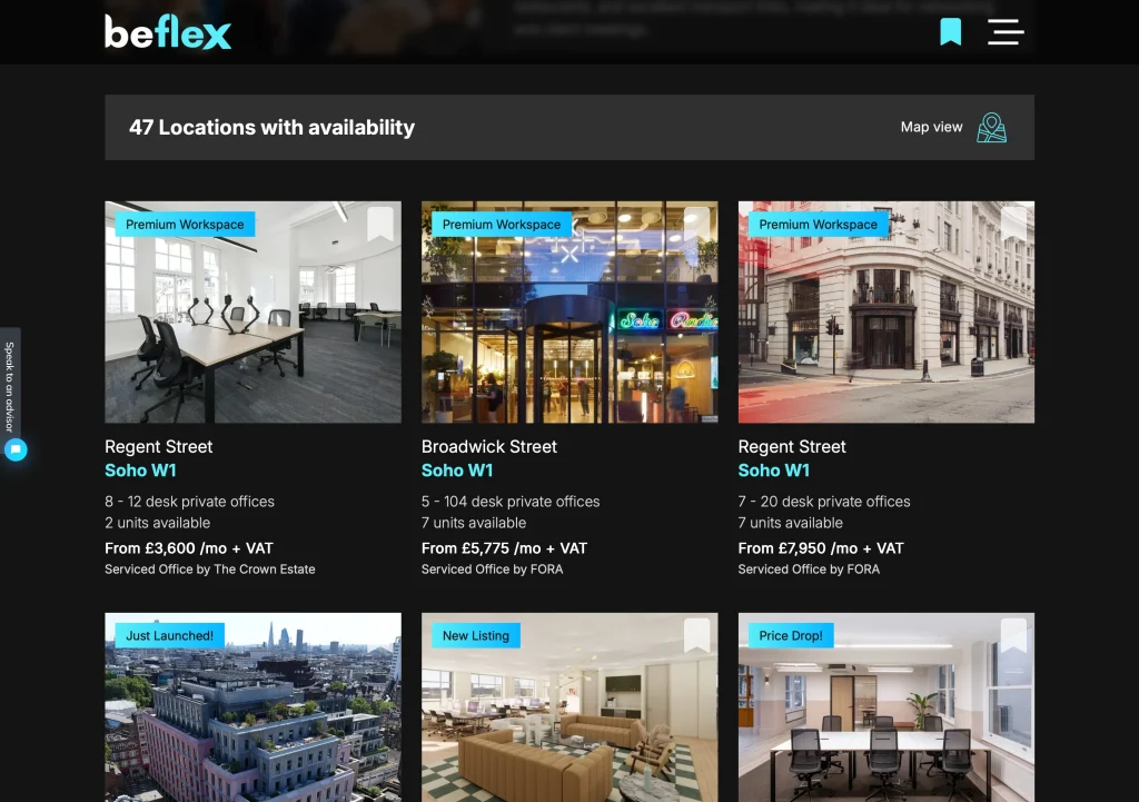 beflex grid view